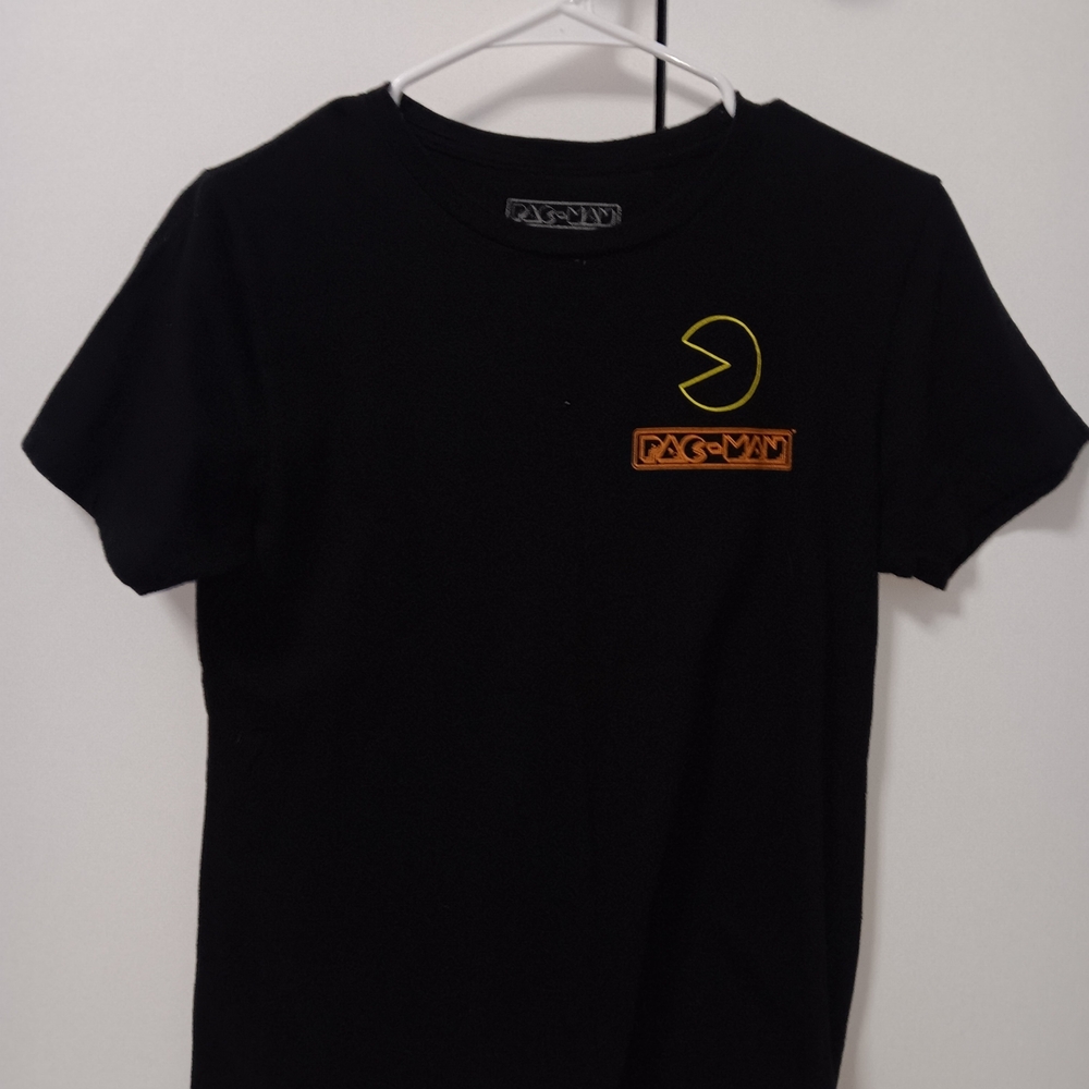 Pac-Man Black Short Sleeve Kids Tee
